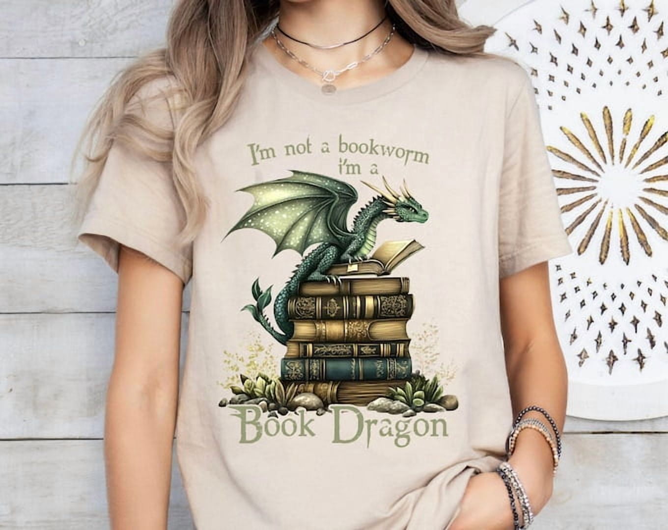 Book Dragon TShirt,Book Lover Shirt,Fantasy Reader Shirt,Dragon