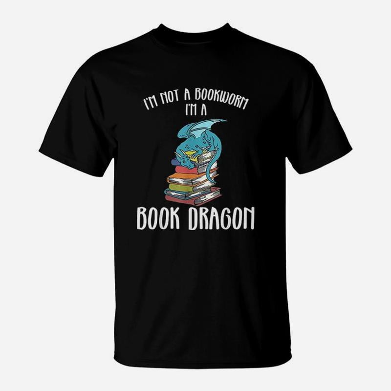Book Dragon TShirt - Walmart.com