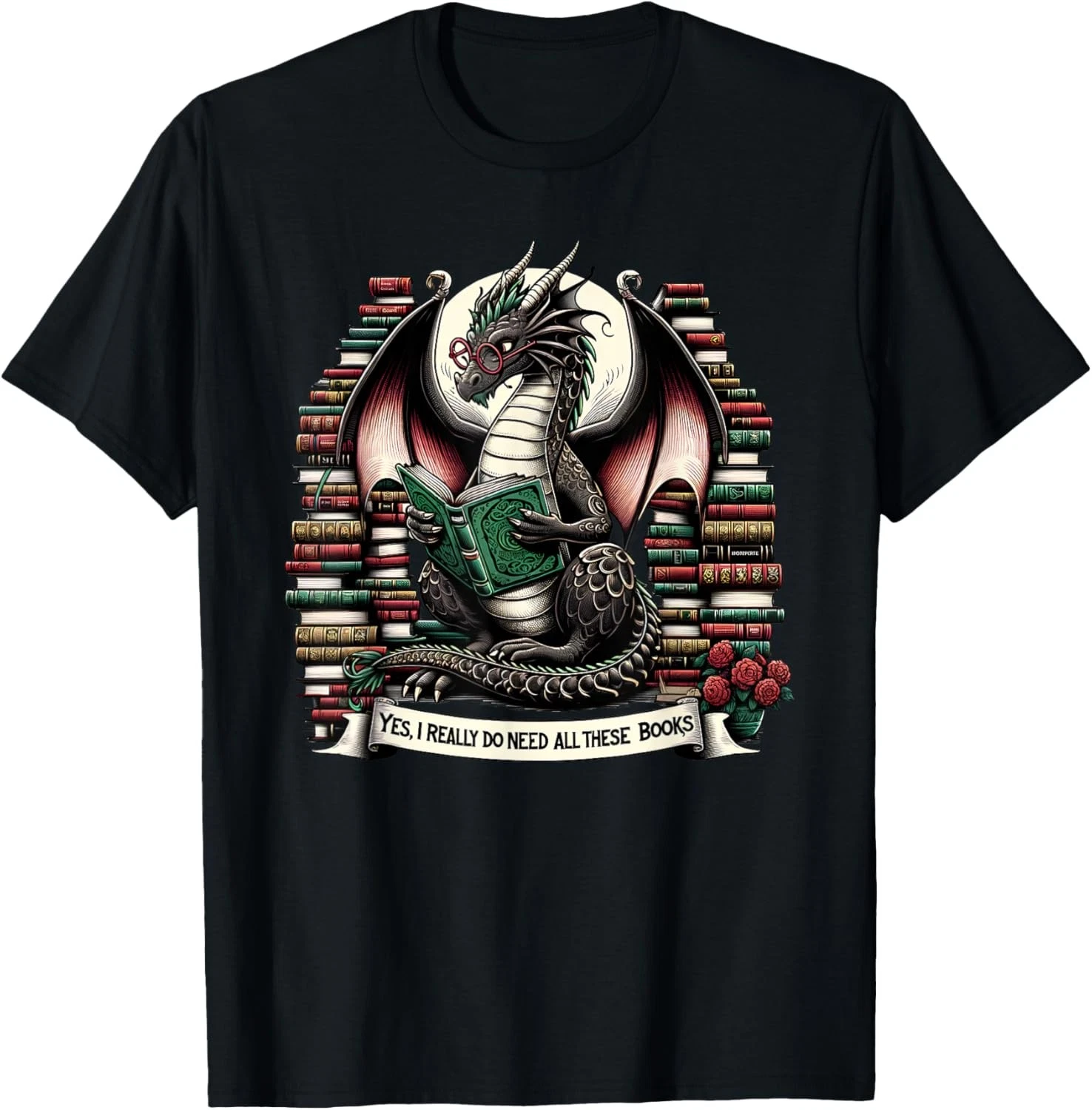 Book Dragon Yes I Really Do Need All These Books
