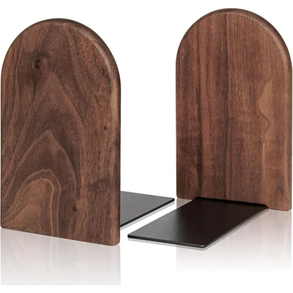 Book Ends,1 Pair Bookends Wood Book Ends Universal Economy Bookend ...
