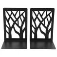 thumbnail image 1 of Book Ends for Heavy Books,Book Shelf Holder Home Decorative, Metal Bookends Black 1 Pair,Bookend Supports, Book Stoppers, 1 of 3