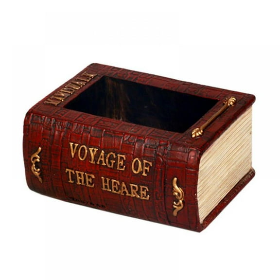 Book Flower Pots Garden Various Succulent Planter Plant Bonsai Pot Literature Garden Herb Trough Box Basket