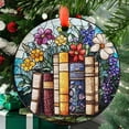 thumbnail image 1 of Book Flower Window Ornament Style, Suncatcher Window Hanging, Bookish Gift, Librarian Gift, Exchange Gift, Book Club, Gifts for Women, 2025, Holiday 2025, Festive Home Accent,, 1 of 5