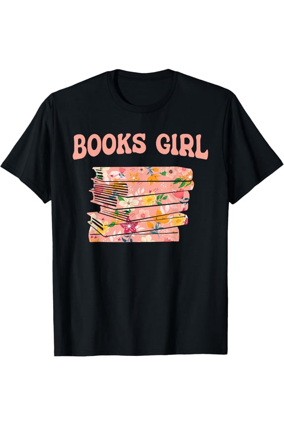 Book Girl - Bookworm Avid Reader Book Reading Books T-Shirt