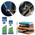 thumbnail image 1 of Book Glue, 2 FL.oz X1 Book Adhesive, Clear Book Binding Adhesive, Flexible Paper Glue for Book Repair, Envelopes, Postcards, Paper Craft, Greeting Cards, Invitations, Crafts DIY, 1 of 9