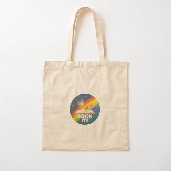 Book It! Cotton Tote Bag Canvas Tote Bag, Family Gift For Mother, Her