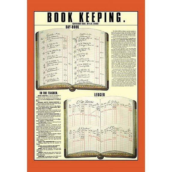 Book Keeping-Fine Art Canvas Print (20" x 30")