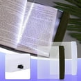 thumbnail image 1 of Book Light,Flat Light For Reading In Bed At Night,Book Lights For Reading At Night,Clear Led Book Full Page Light Illuminator Panel Plate Lamp Board Wireless,Lamp Book Lightwedge, Eye Protection, 1 of 7