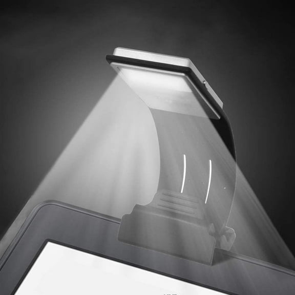 Book Light, LED Reading Lamp USB Rechargeable Flexible Night Light 4 Level Brightness 360Adjustable Clip on Work/Desk/Bed Lights for Kindle/eBook Reader/Book/iPad