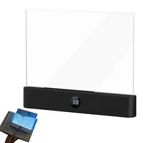 Book Light, Rechargeable Clear LED Flat Book Lights for Reading in Bed at Night with 3 Colors & Timer, Dimmable Panel Plate Book Lamp Full Page Light, Bookish Gifts for Women Men Readers Book Lovers