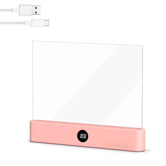 Book Light Treasure Box, Smart Flat Reading Light Temperatures Available, Suitable for Bedside Use, Study, Travel, and Dormitories.