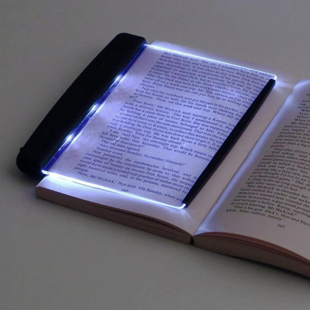 Book Light for Reading in Bed at Night Portable LED Flat Plate Lamp Eye  Protection Bedroom 