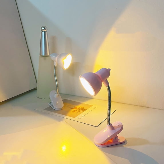 Book Lights for Reading at Night Clip-On Lamp Adjustable Brightness Mini Led Light for Bedside Desk