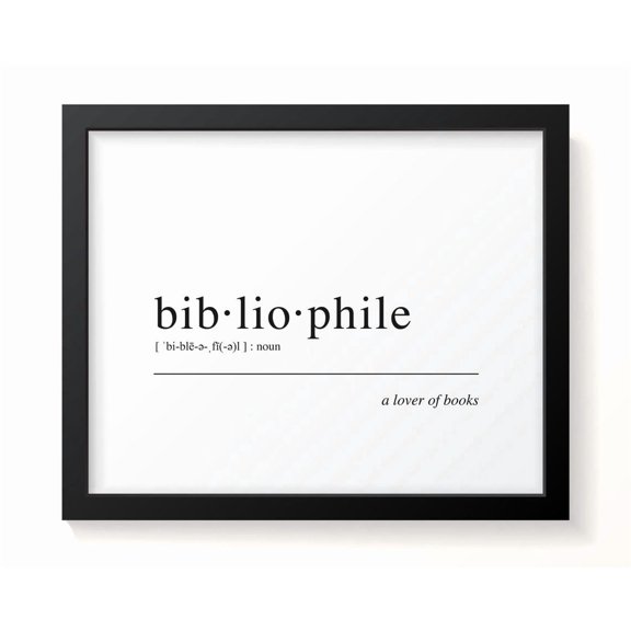 Book Lover Bibliophile Gift Idea Dictionary Definition Gift For Bookworm And Reader Art Print And Design Book Art Print