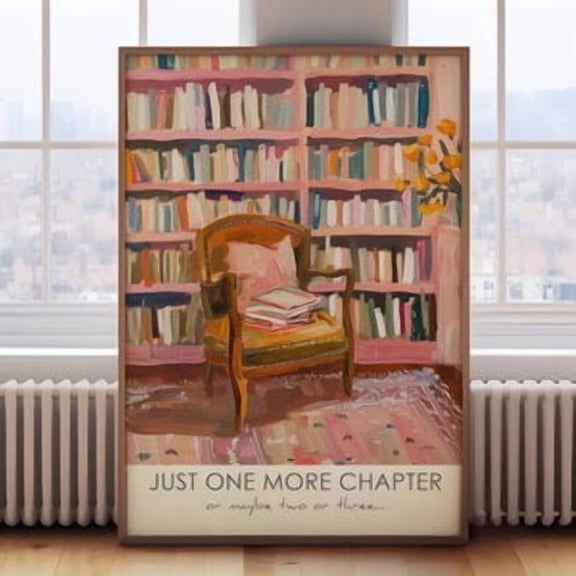 Book Lover Books Painting Bookworm Poster, Poster Home Decor, Poster Only