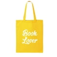 thumbnail image 1 of Book Lover Cotton Canvas Tote Bag, 1 of 1