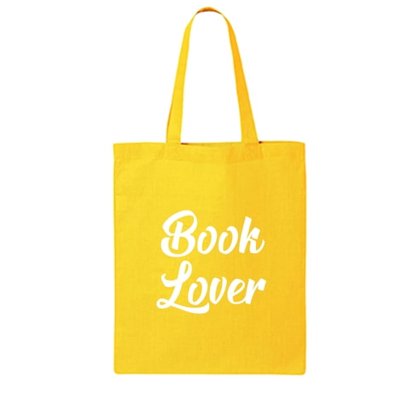 Book Lover Cotton Canvas Tote Bag