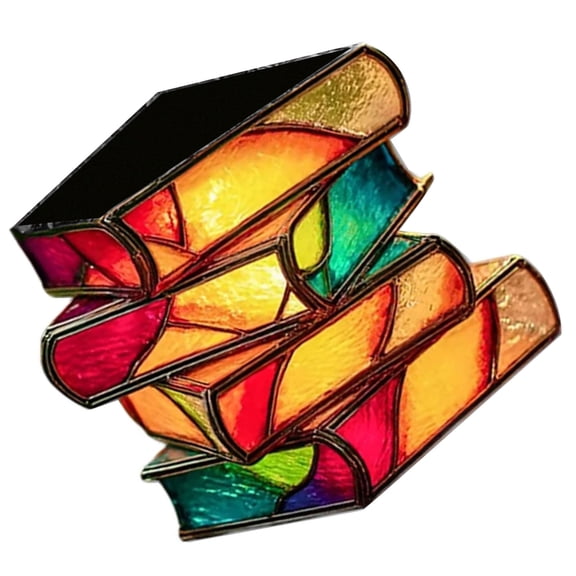 Book Lover Flower Pots Bibliophiles Stacked Novel Planter For Desk Decors Indoor Outdoor Use