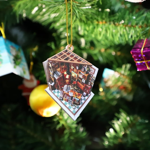 Book Lover Fun Reading Christmas Book Store Acrylic Ornament Christmas