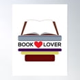 thumbnail image 1 of Book Lover Poster Wall Art, Modern Wall Decor For Living Room Bedroom, 24x36 UNFRAMED, 1 of 3