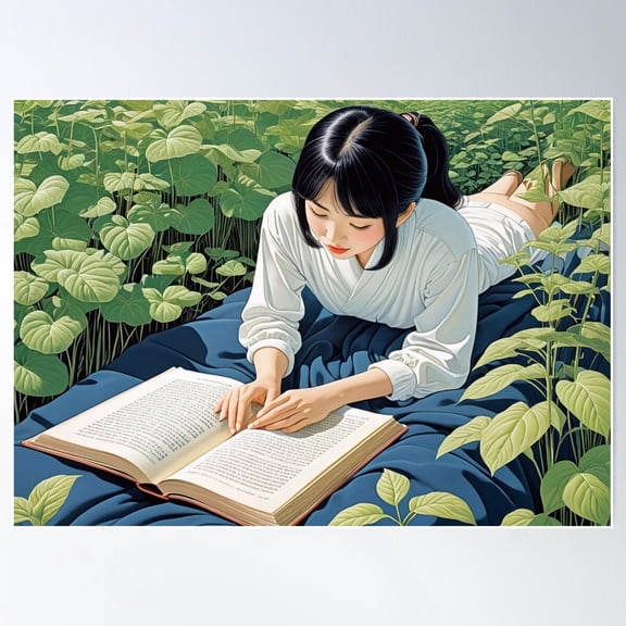 Book Lover Poster Wall Art, Modern Wall Decor For Living Room Bedroom, 8x12 UNFRAMED