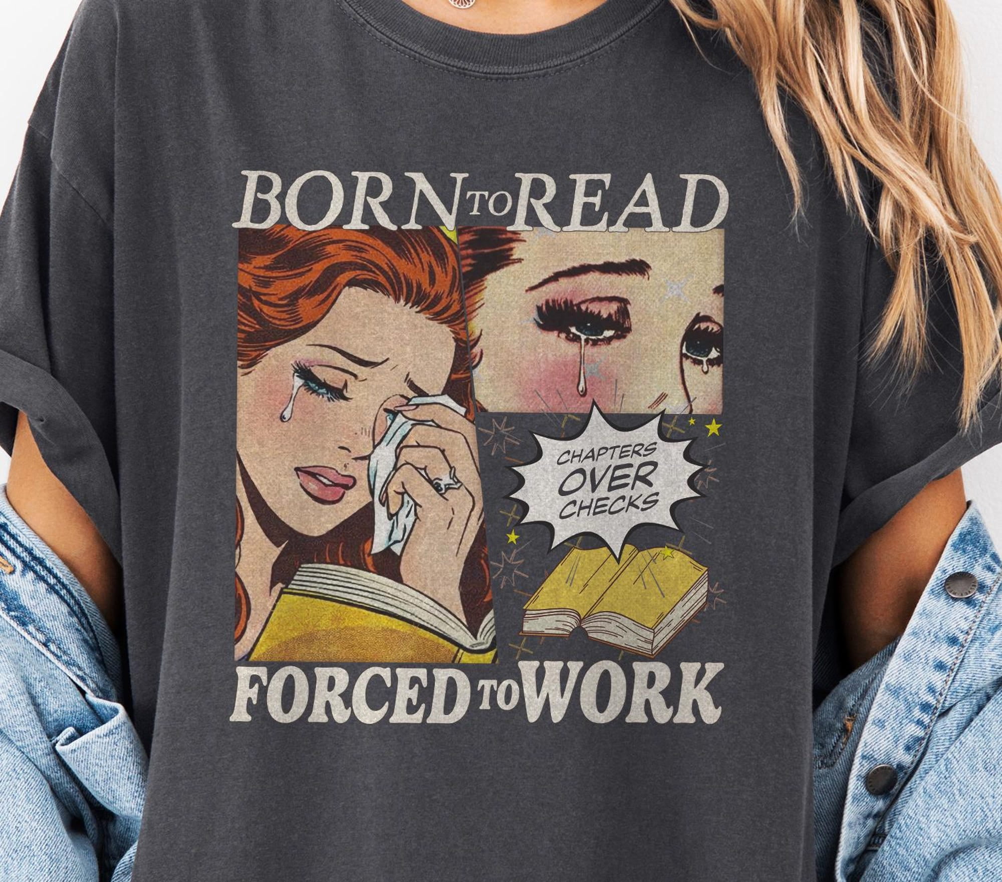 Book Lover Shirt Comic Reader Tee - Walmart.com