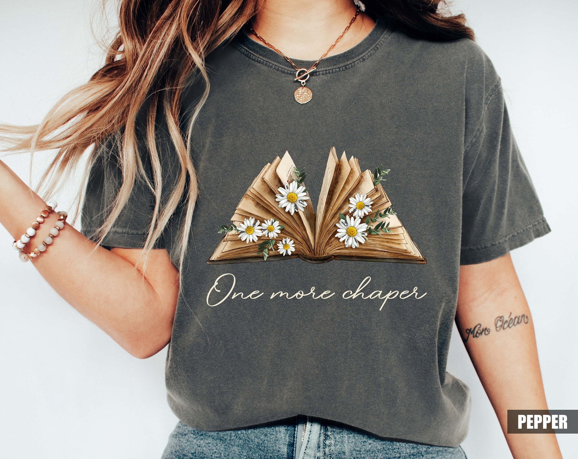 Book Lover Shirt One More Chapter Tee - Walmart.com