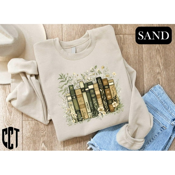 Book Lover Sweatshirt,Floral Books Shirt,Book Lover,Reading Shirt,Bookworm Hoodie,Bookish Gifts,Reading Shirt,Gifts for Readers TSHIRT All Size S-5XL
