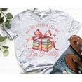 thumbnail image 1 of Book Lover T-Shirt: Pastel Bow Graphic Tee - Romantic Reader Gift All Size S-5Xl, 1 of 4