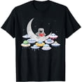 Book Lovers Astronaut Reading Circle Teacher Librarian T-Shirt ...