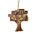 thumbnail image 1 of Book Lovers Christmas Ornament - Stack of Books Tree Decoration for Bookworms, Librarians & Readers, Bookish Gift for Women Men, 1 of 9