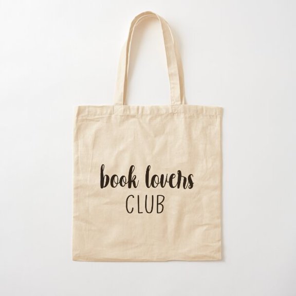 Book Lovers Club Cotton Tote Bag Canvas Tote Bag, Family Gift For Mother, Her