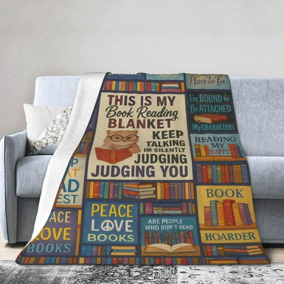 Book Lovers Gifts, Book Reader Gifts, Gifts for Readers Book Lovers Women, Gifts for Book Lovers Blanket , Librarian Gifts, Bookish/Book Club/Bookworm/Readers Gifts Ideas for Birthday Christmas 50x40