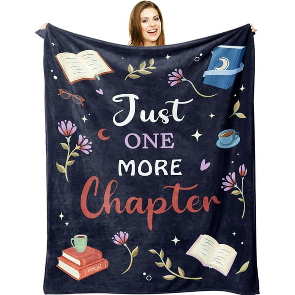 Book Lovers Gifts, Gifts for Readers Book Lovers, Book Lover Gifts for Women/Men, Book Club Gifts, Bookish Gifts, Reading Gifts, Bookworm Librarian Teacher Gifts for Women, Book Blanket