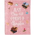 thumbnail image 1 of Book Lovers Gifts, Teacher Gifts for Women Men Book Lover Throw Blanket, Birthday Gifts for Women,Read Across America Day Librarian Birthday Gifts for Teacher 60" x80 (Light Pink), 1 of 13