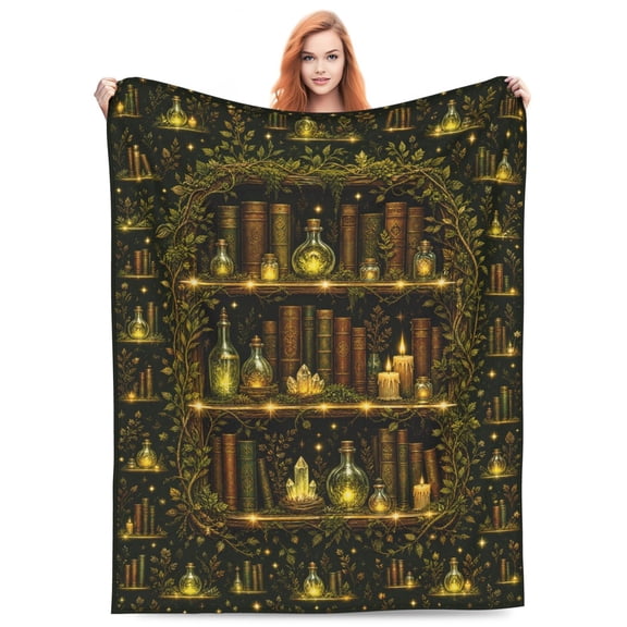 Book Lovers Gifts Throw Blanket for Women, Bookish Blanket Gifts for Women Readers and Librarians, Christmas Thanksgiving Birthday Gift, Reading Gift for Nerds and Bookworms 50x40