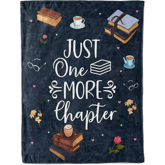 Book Lovers Gifts for Women, Librarian Gifts for Book Lovers, Book Club Gifts, Book Themed Gifts - Best Bookworm Gifts on Birthday Christmas Graduation, Throw Blankets 50"x60"