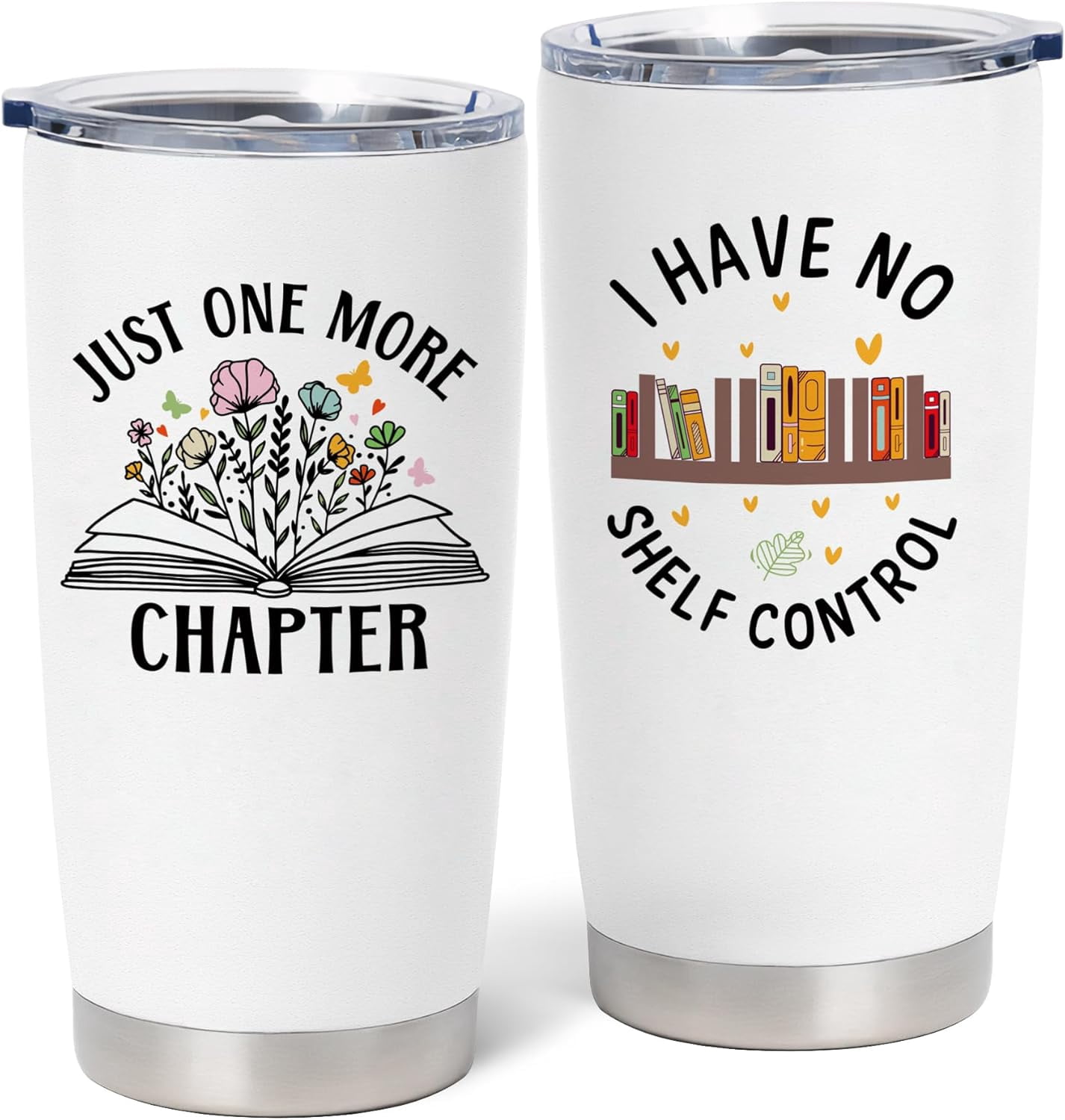 Book Lovers Gift Set For Women – Includes Tumbler, Tote Bag, Book Sleeve, Holder, Bookmark, Socks & More
