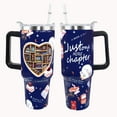 thumbnail image 1 of Book Lovers Tumbler 40 OZ Tumbler with Handle and Straw Lid Leak Proof Book Lovers Travel Coffee Mug with Handle Insulated for Hot Cold Ice - Birthday Book Lovers Gifts for Women Stainless Steel Cup, 1 of 5