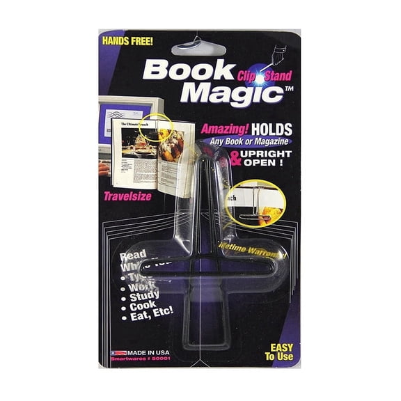 Book Magic Book Clip & Stand (Black)