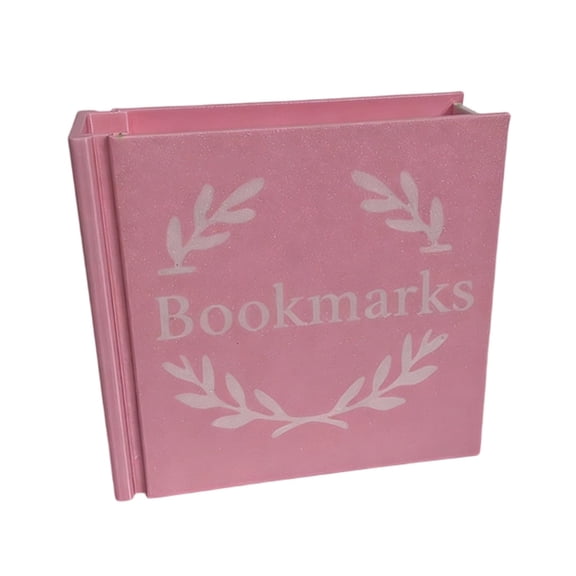 Book Mark Holder, 3D Printed Book Shaped Bookmark Holder, Book Things for Book Lovers, Home Office Desk Bookmark Holder Ornaments, Must Haves for Book Lovers, Storage Box for Bookmark