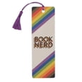 thumbnail image 1 of Book Nerd Bookmark (Rainbow), 1 of 1