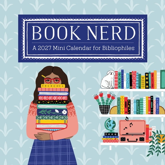 Book Nerd Mini Wall Calendar 2027: A Mini Calendar for Bibliophiles, (Paperback)