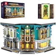 thumbnail image 1 of Book Nook Building with Light, Streetscape BookNook Building Kit 66032 for Bookshelf&Home Decor, 2899 PCS Bookend Model Toy, 1 of 7