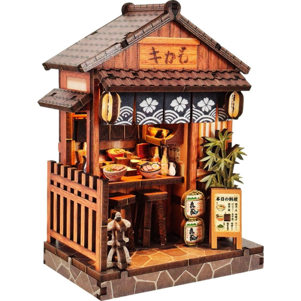 Book Nook Kit - DIY Miniature House Japanese Izakaya for Adults