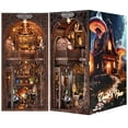 thumbnail image 1 of Book Nook Kit  Kits For Adults Diy Booknook Model Build 3d Wooden Puzzle Bookend Bookshelf Insert Miniature Dollhouse Home Decoration, 1 of 6