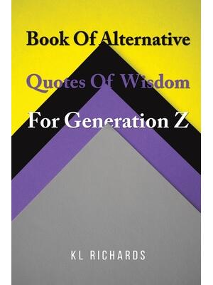 Book Of Alternative Quotes Of Wisdom For Generation Z - Walmart.com