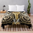 thumbnail image 1 of Book Of Shadows - Charmed Triquetra Design Throw Blanket Flannel Blanket Lightweight Cozy Bed Soft Couch Sofa for All Season, 1 of 4