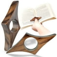 thumbnail image 1 of Book Page Holder - Walnut Book Page Holder - Book Accessories - Convenient Reading Accessories for Readers (S+M), 1 of 5