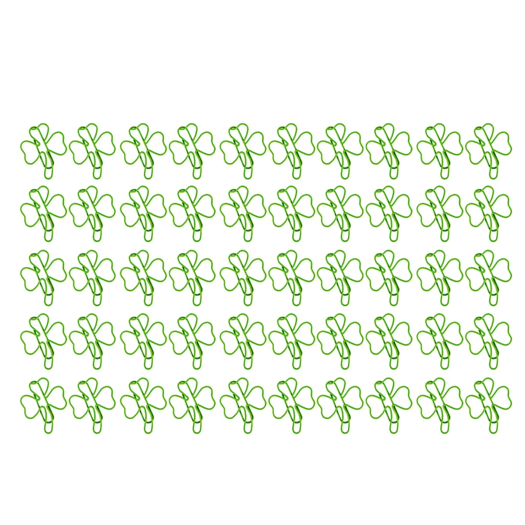 Ojjize Book Page Marker Leaves Shape Metal Paper Clips for Office Files and ...